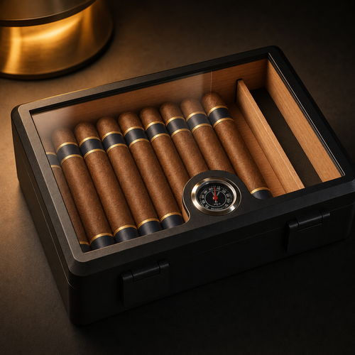 The Cloister — Cedar Desk Humidor