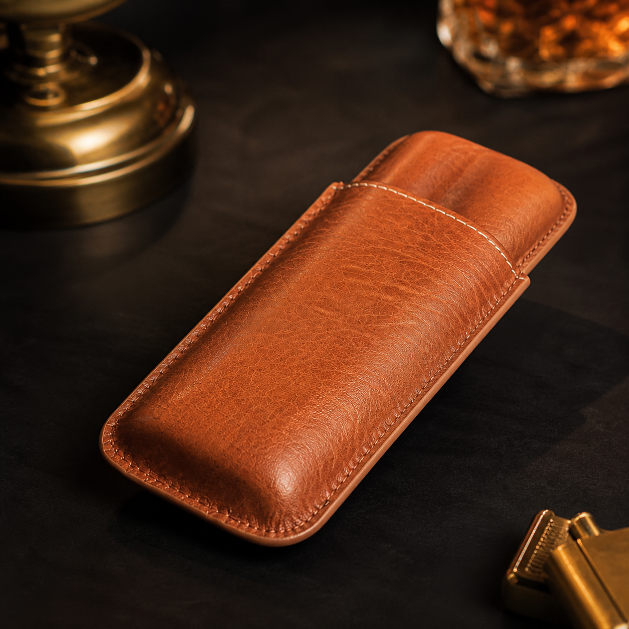The Ledger Book — Travel Humidor Pouch