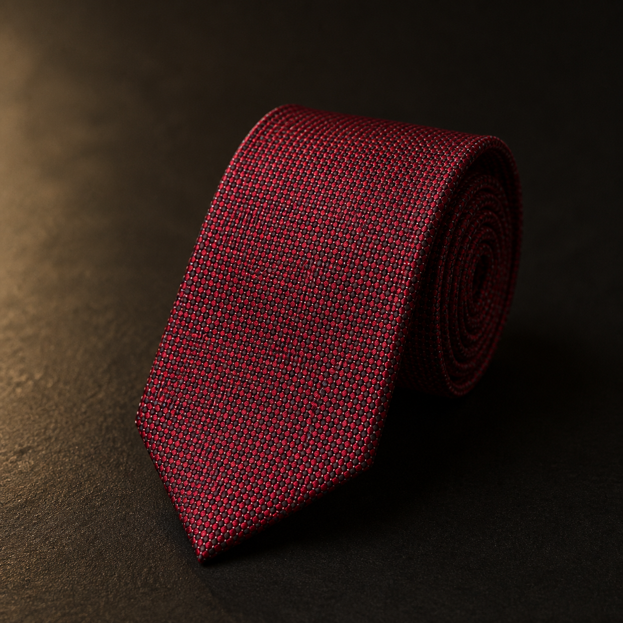 The Magistrate — Oxblood Paisley Tie