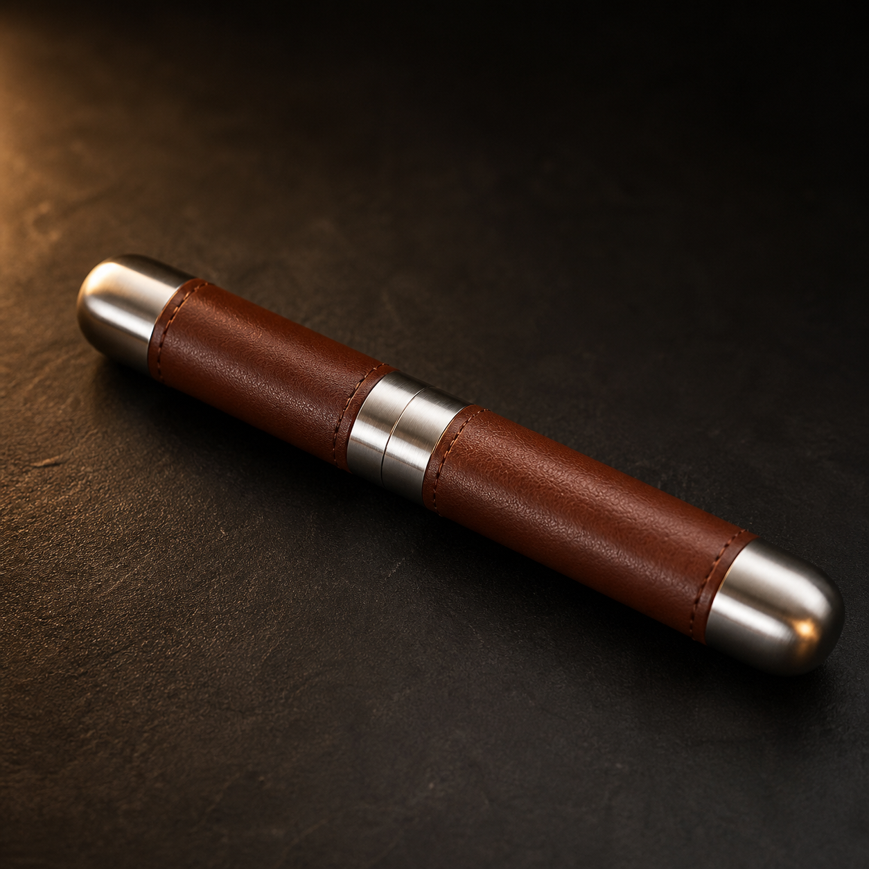 The Sentry — Stainless Cigar Tube