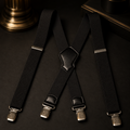 The Suspender — Leather-Trim Braces