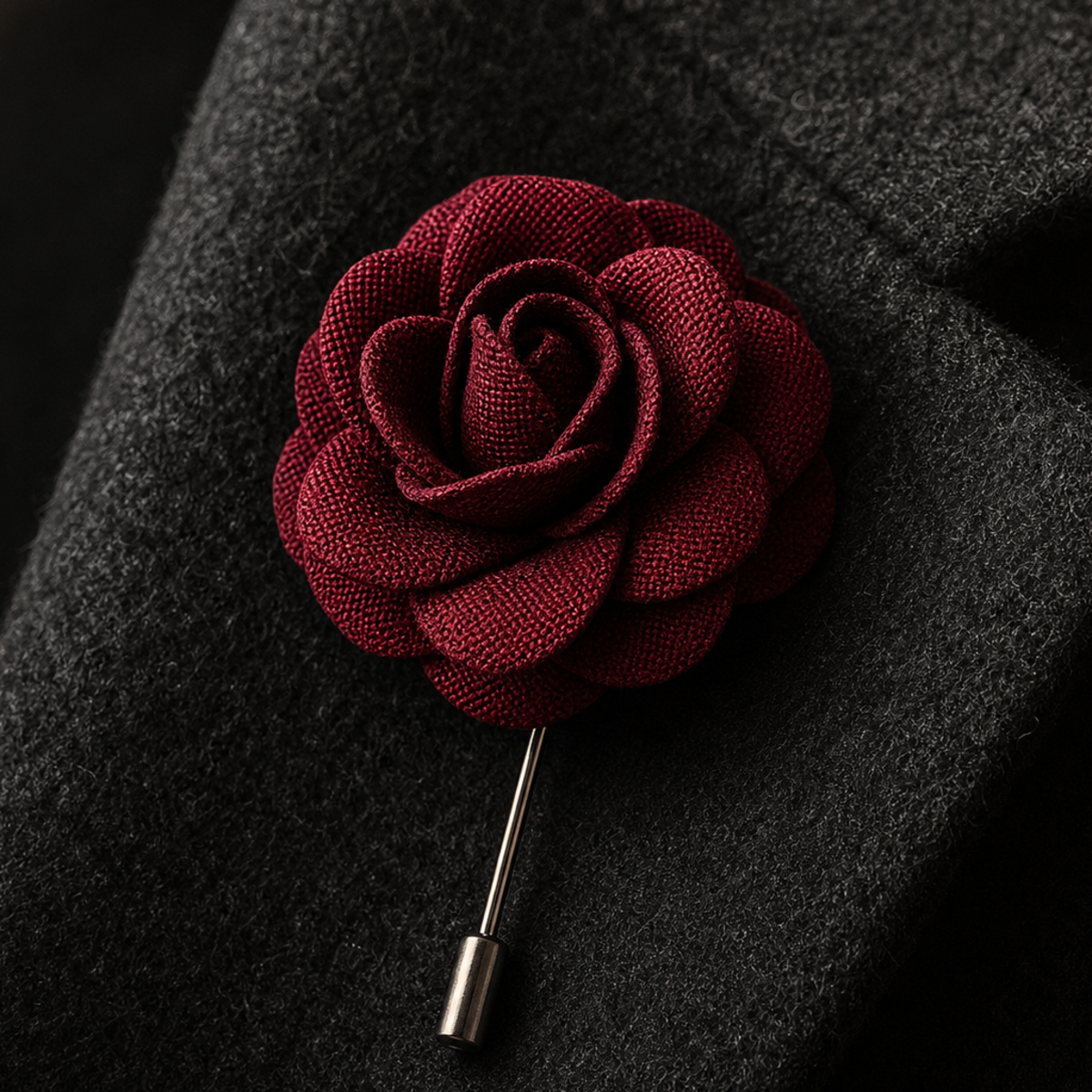 The Bloom — Fabric Boutonniere Pin