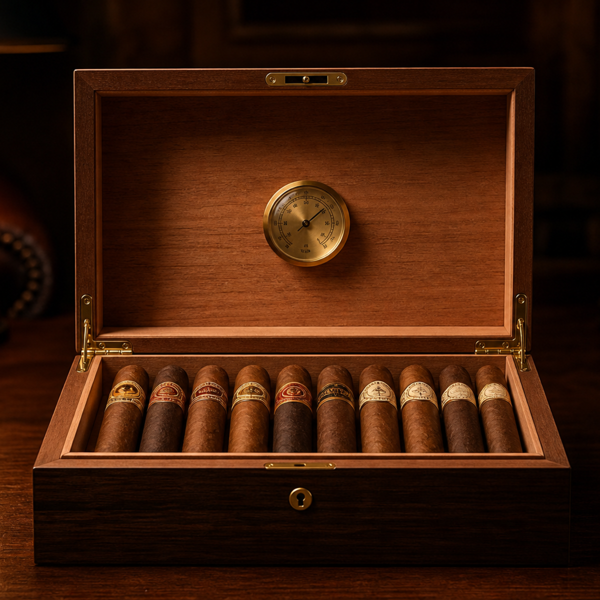 The Cloister — Cedar Desk Humidor
