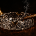 The Consul — Crystal Cigar Ashtray