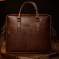 The Courier — Leather Briefcase Bag