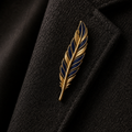 The Quill — Feather Lapel Pin