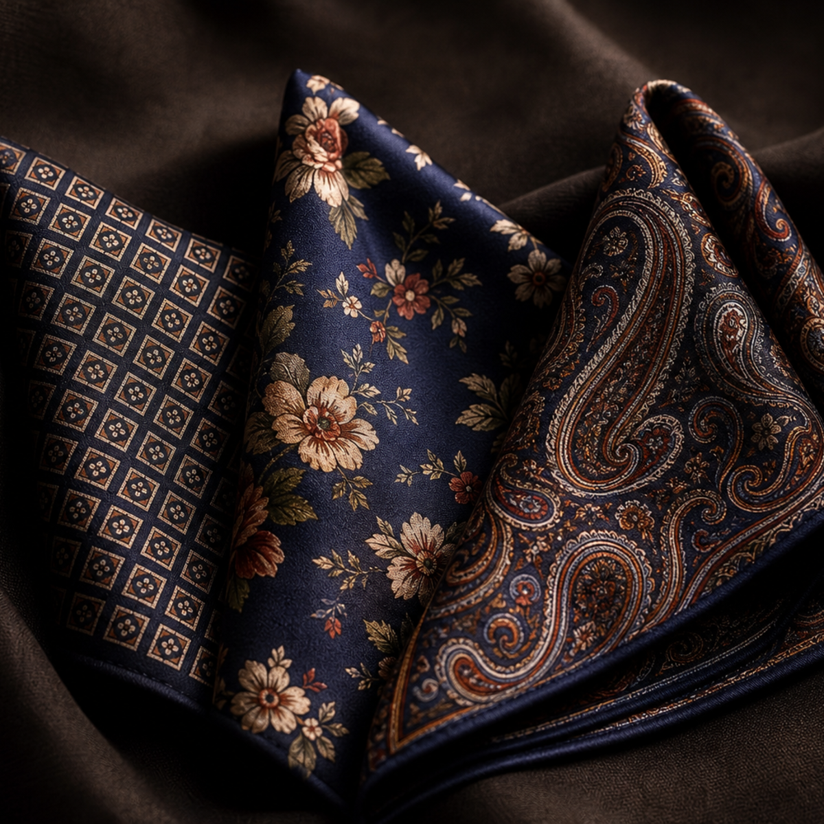 The Raconteur — Patterned Square Set