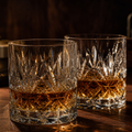 The Tumbler Pair — Crystal Whisky Glasses
