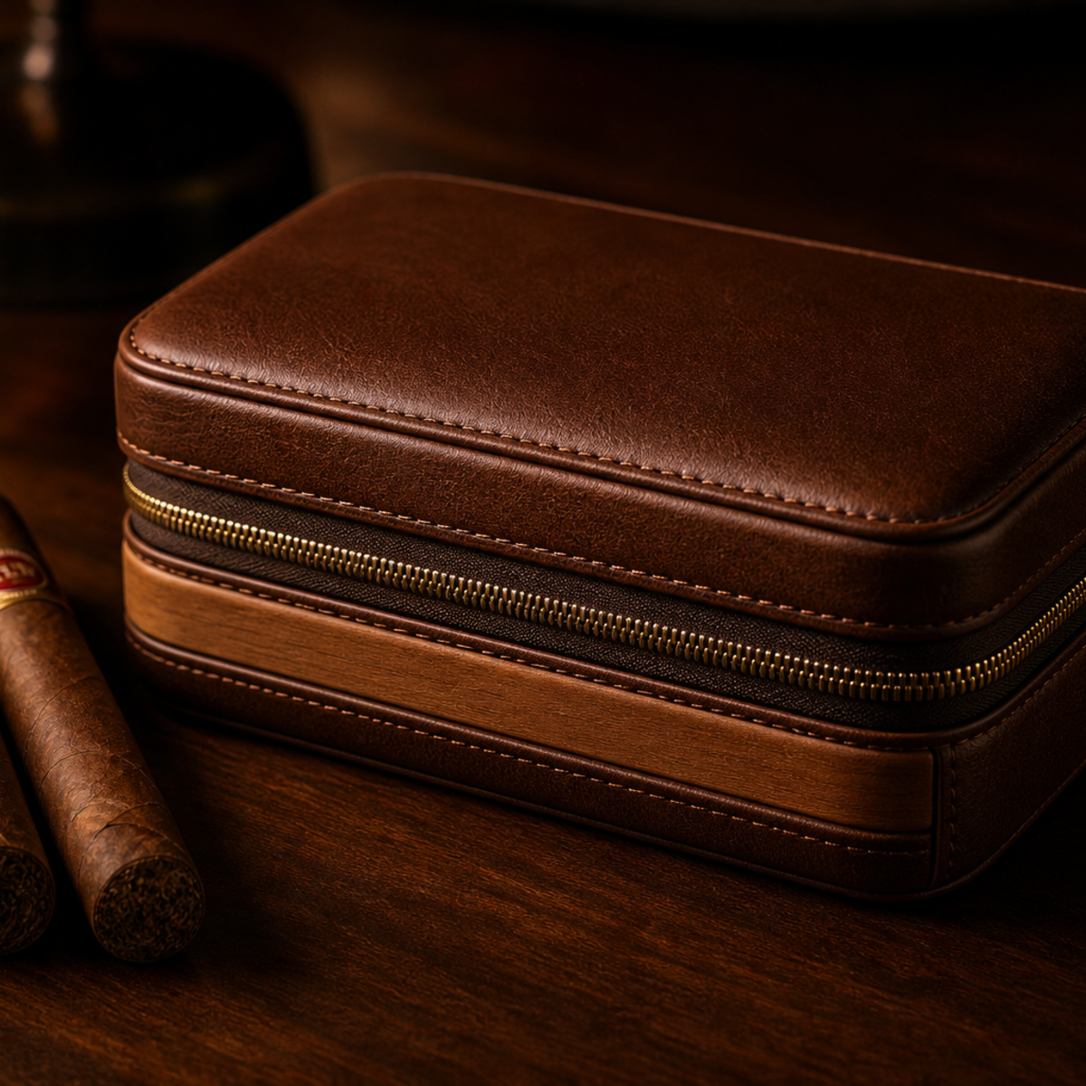 The Envoy — Travel Humidor Case